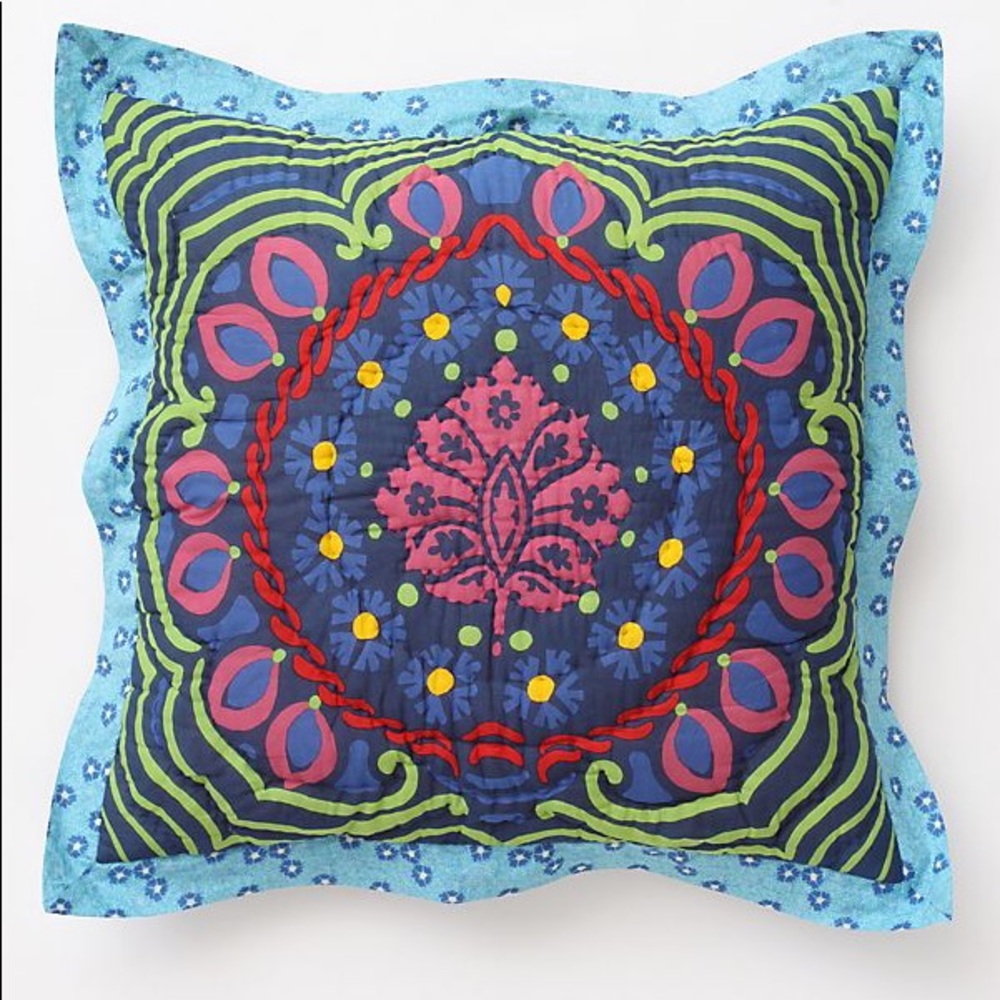 Anthropologie Wildfield Euro Sham Set (2 total)
